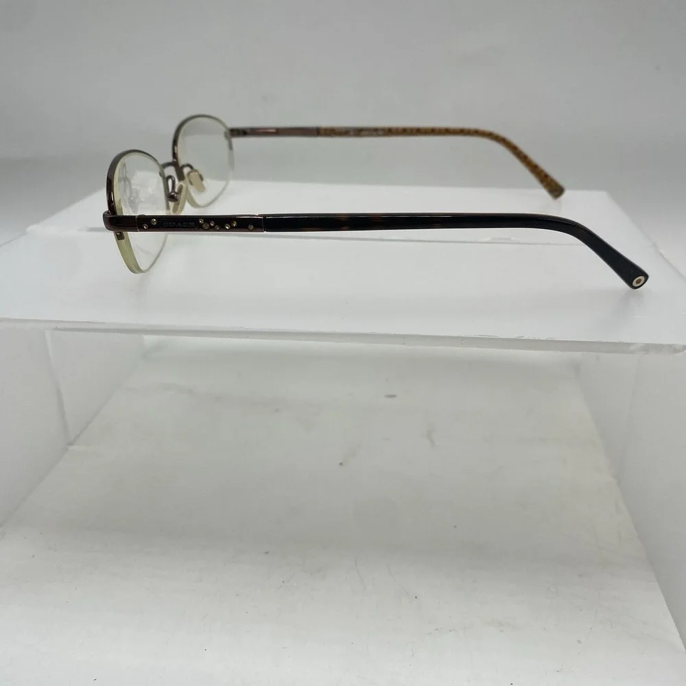 Coach Eyeglasses Sunglasses FRAMES ONLY Faye 53-18-140 Brown Tortoise 202